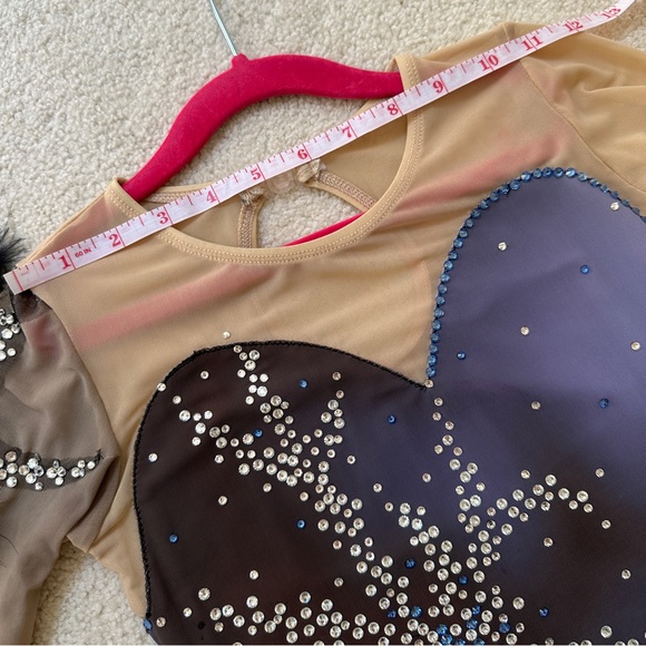 New Figure Skating Dress Girls Size 12 (7~10T)  (125~135cm) - Picture 10 of 10